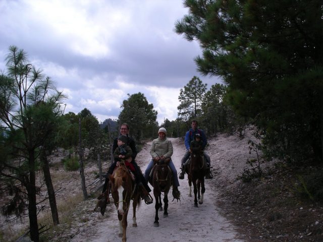 Paseo a caballo por los cañones