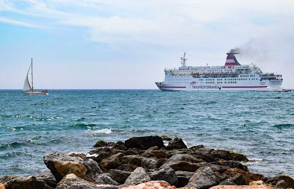 Ferry con niños